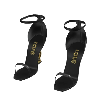 ☆ Symbol Sandal Black High Heels (It-girl Ver.)