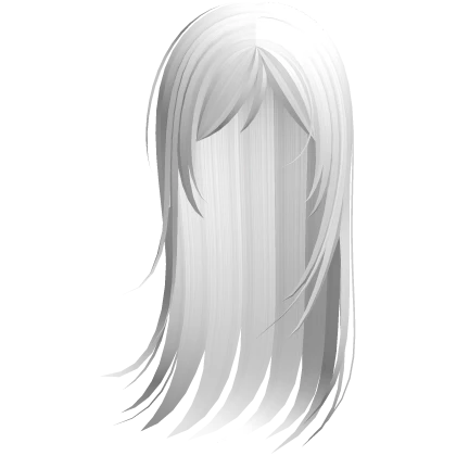 long windy ghost anime girl hair in white