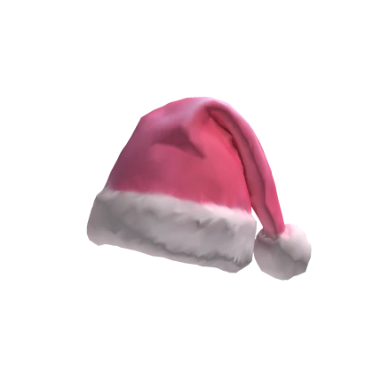 [🎄🩷] Cute Pink Fluffy Santa Hat 