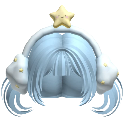 Cloudy Star Earmuff Pigtails ☁️