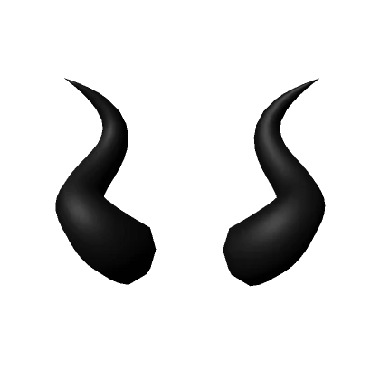 Black Demon Horns