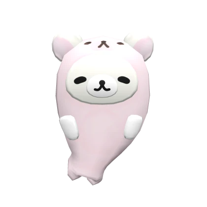 ♡ : cute bear in pink seal disguise 
