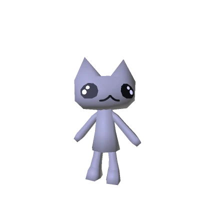 Low Poly Chibi Cat - [2D & 3D Clothing]