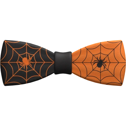 Halloween Spider Web Bow Tie 🎃