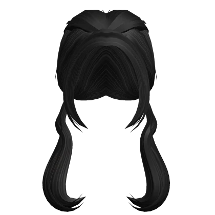 Wispy Ponytails Black