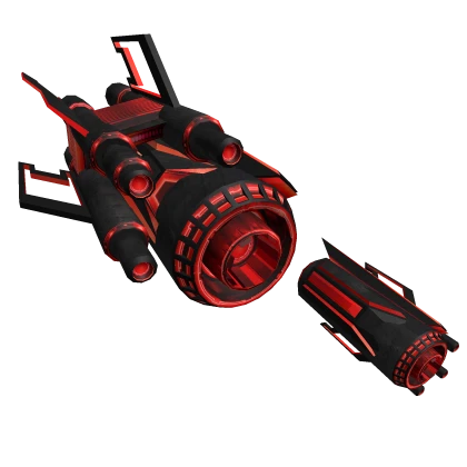 Cyber Shoulder Blasters (RED) Blocky