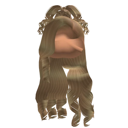 𝒫 |Curly Half Up Half Down in Blonde