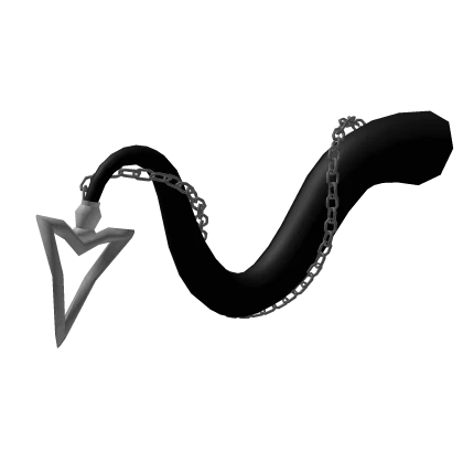 Cute Demonic Chained Tail (Black)