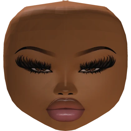 Baddie Latina Girl Mesh Makeup Gloss lips lashes