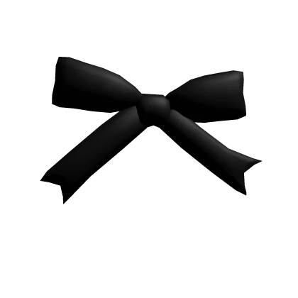 cute bow in black ♡