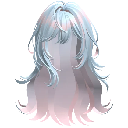 Pink&Blue Graceful Layered Hair