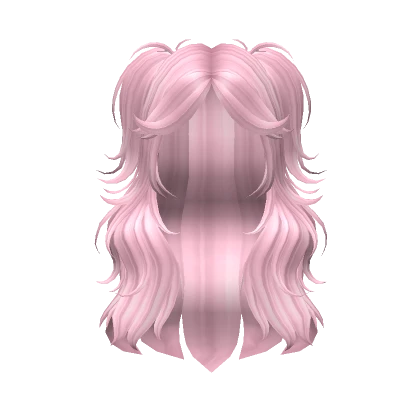 Fairy Lush Wavy Hair Pink