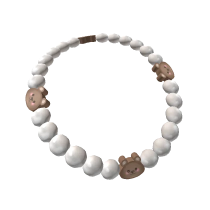 Bear Pearls Necklace - 3.0