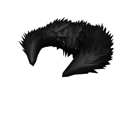 Black Fur Neck Accessory