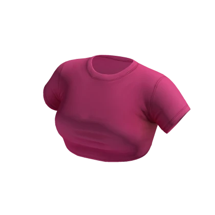 Comfy Crop Top (Hot Pink)