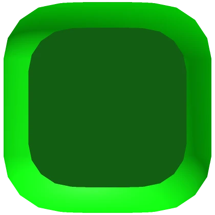 Green Head Outline Aura