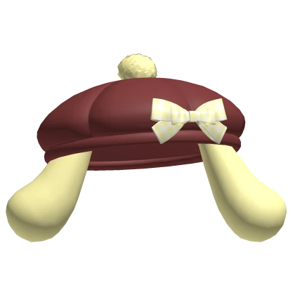 Pompompurin Beret with Bow
