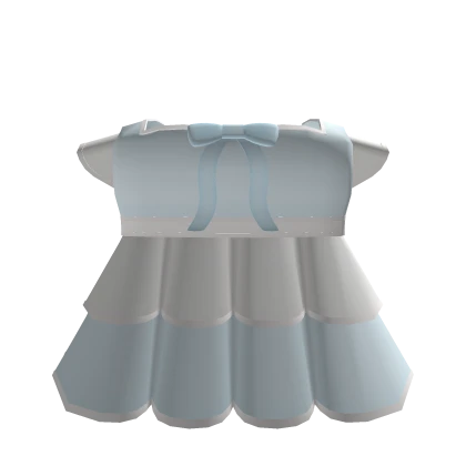 ♡ : cutesy sweet baby blue ruffle doll dress
