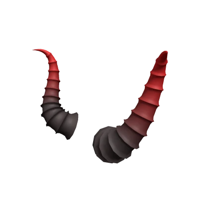 Black to Red Tall Horns