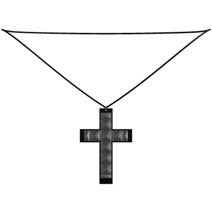 (1.0) Studded Cross necklace