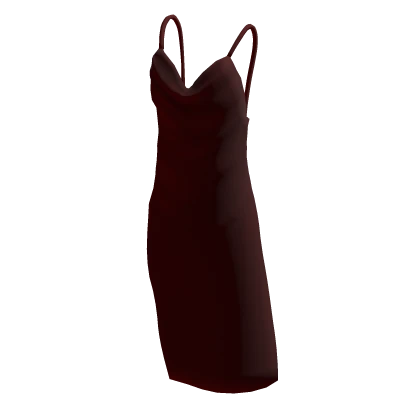 Deep Red Stylish High Fashion Elegant Red Dress
