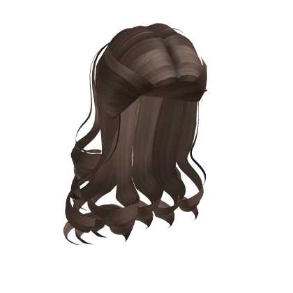 Pulled Back Hair Curls (Brown)