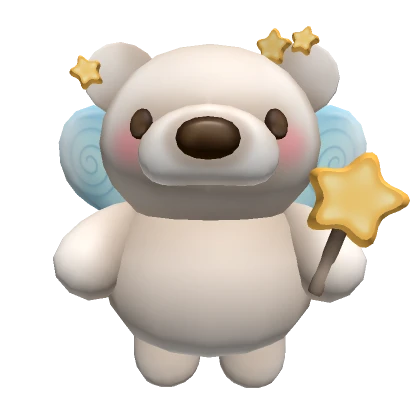 Fairy Bear - white/blue