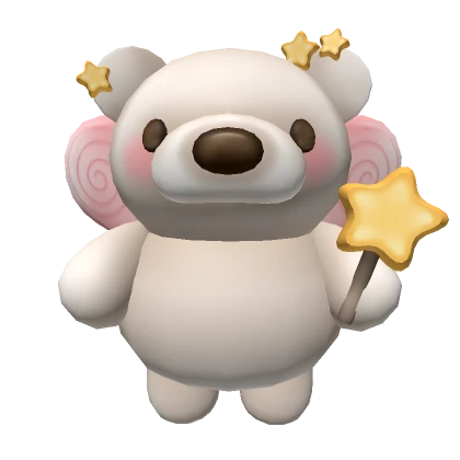 Fairy Bear - white/pink