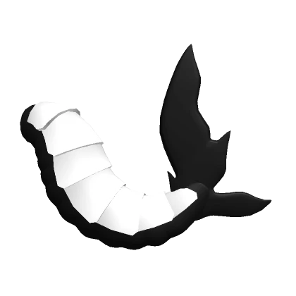 White Armoured Shark Tail