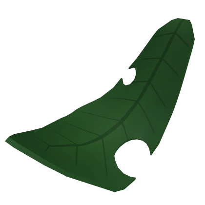 Big Dark Green Leaf Tail