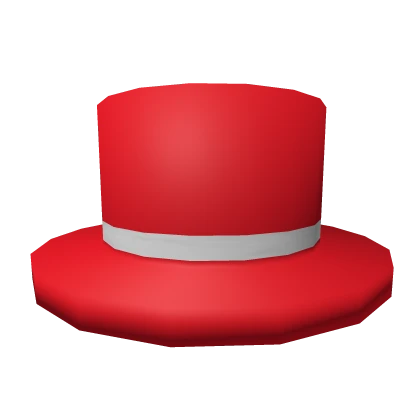 Red White Banded Top Hat
