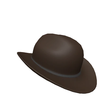 Tipped Forward Cowboy Hat