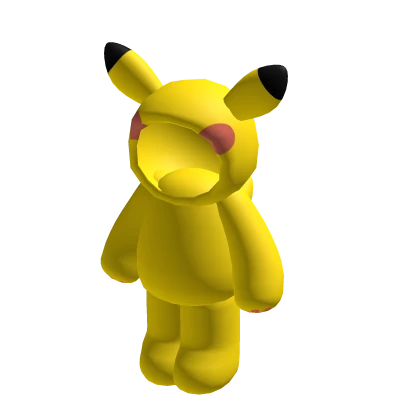 Indie Yellow Cutesy Pikachu Onesie Costome