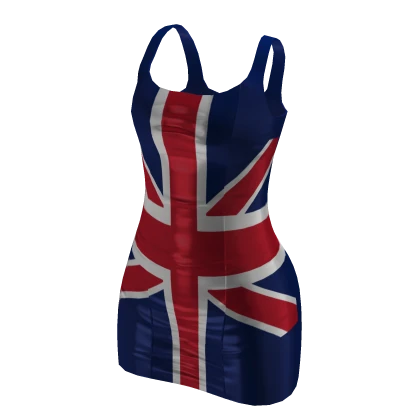 ✧ Iconic UK British Union Jack Mini Dress