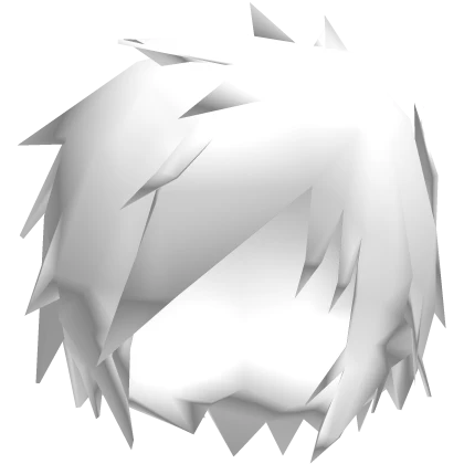 Short Low Poly Scene Hair (white)