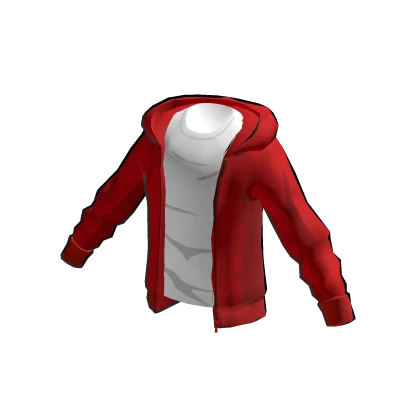 Cartoony Red Hoodie and White Shirt (Toon Shaded)