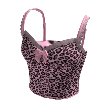 Leopard Top Pink