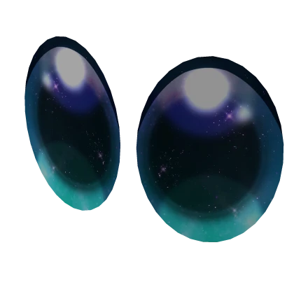 Giant Galaxy Eyes - Teal