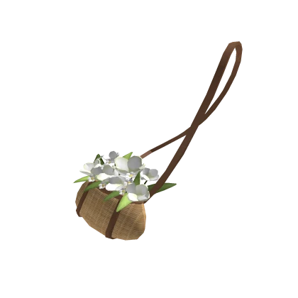 White flower basket bag 3.0