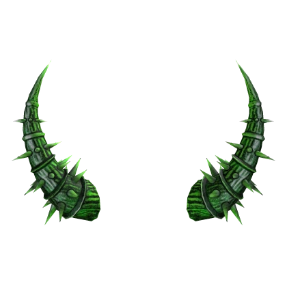 Christmas Spiked Green Horns 