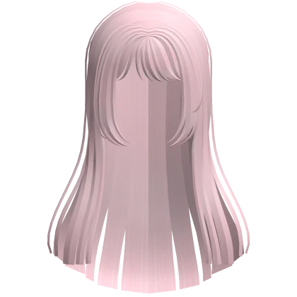 cute straight pastel goth moe hair pink