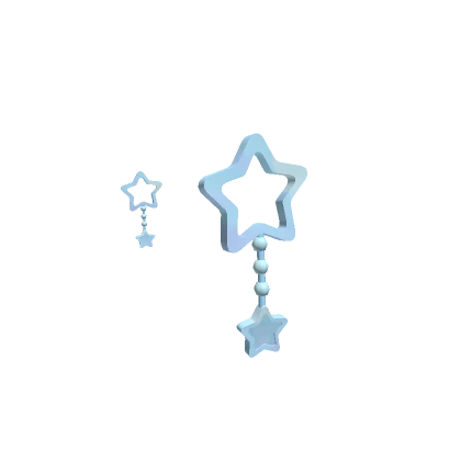 Blue Star Earrings