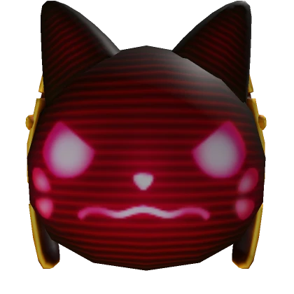 Angry Virtual Cat Mask