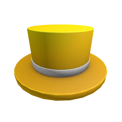 White Band Yellow Top Hat 
