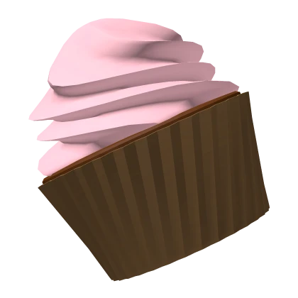 Gigantic Pink Frosting Chocolate Cupcake