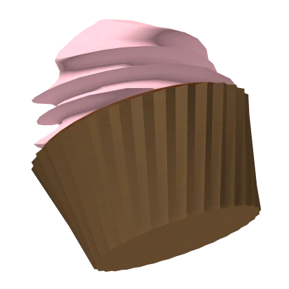 Pink Chocolate Employee Cupcake Hat