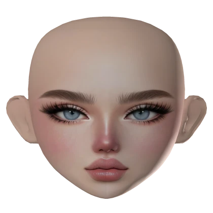 Pretty Glam MODEL soft MAKEUP natural blue eyes