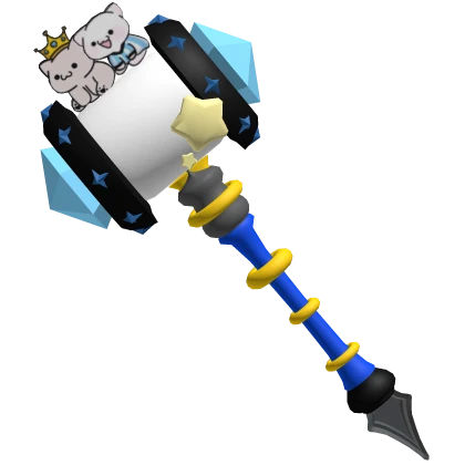 Hammer with 2 little cats