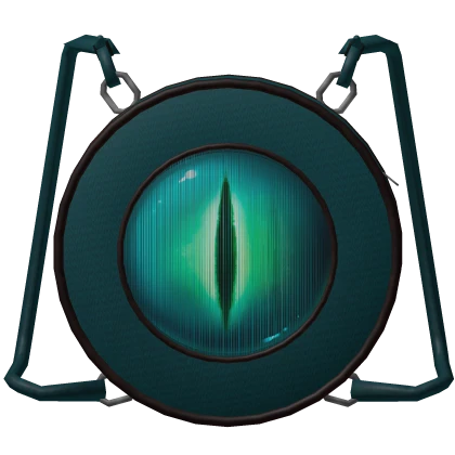 Backpack with dark eyes guided green 1.0