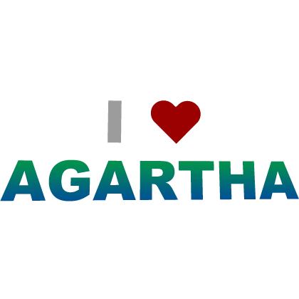 I ♥️ Agartha Sign
